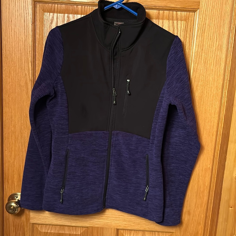 Women’s Zero Xposur black/purple size M full zip jacket